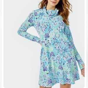 LILLY PULITZER UPF 50+ Lilshield Blue Ibiza Open Water ChillyLilly Allover